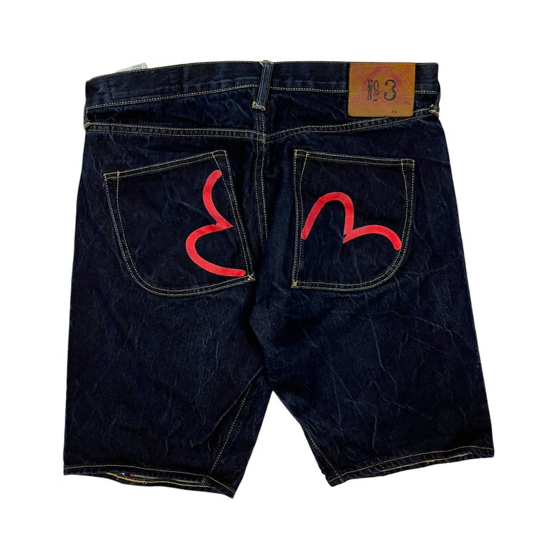Evisu Selvedge Denim Shorts - Size 34" image 4