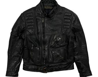 Kurtka motocyklowa Harley-Davidson Hein Gericke ze skóry vintage – rozmiar L