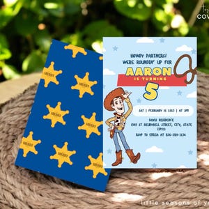 Toy story Cowboy- Invitation