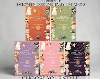 Halloween costume invitation