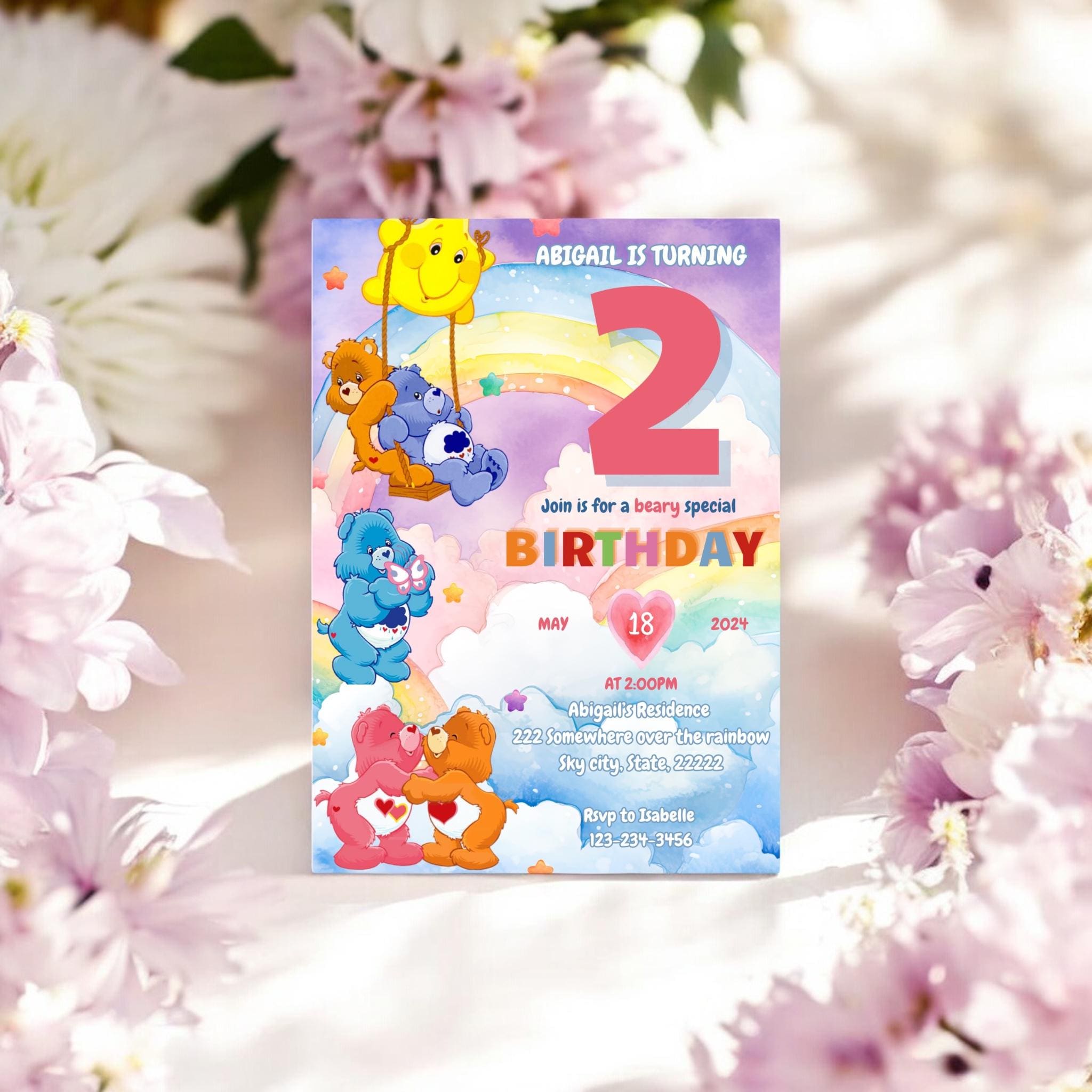 Biglietto di compleanno dell'orso polare - Disegni da colorare e libri