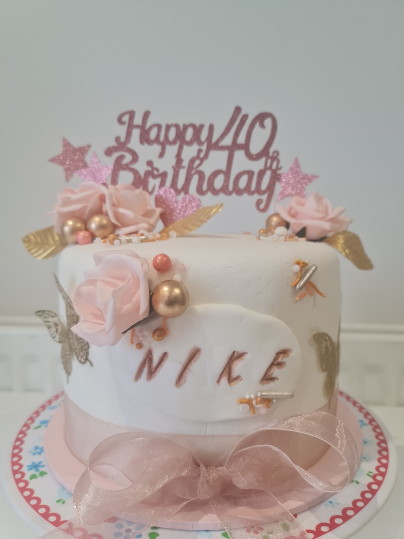 Custom Birthday Celebration cake. image 1