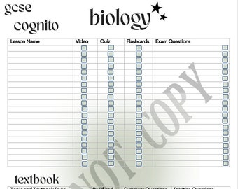 Trío de hojas de ciencias de revisión de GCSE (biología, física y química)