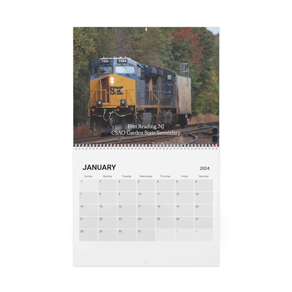 Trains Across The Country 2024 Calendar