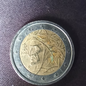 2 euros Dante Alighieri 2002