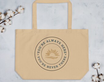 Large organic tote bag