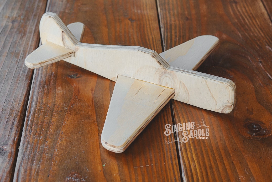 Wood Toy Plane Kids Wooden Toys Handmade Wood Airplane Heirloom Gift ...