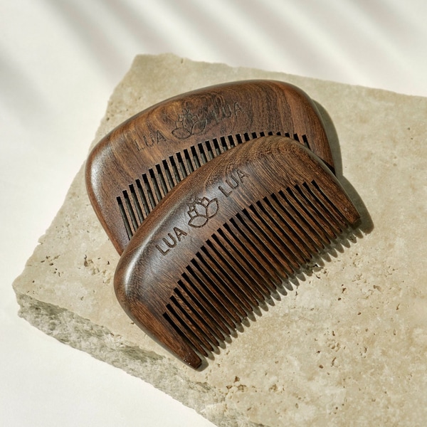 Sandalwood Comb | Warm Ritual | Natural Beauty & Wellness Handcrafted Aromatherapy | Eco-Friendly Detangling