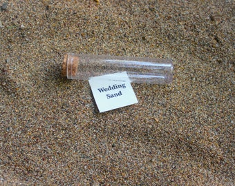 Honeymoon Keepsake, Unique Wedding Gift, Small Honeymoon Sand Bottle, Wedding keepsake, Bride gift, Mr and Mrs Couple Gift, Beach honeymoon