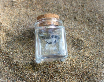 Bouteille de sable lune de miel - souvenir de vacances - cadeau lune de miel, pot souvenir lune de miel, bouteille souvenir lune de miel, sable de plage de vacances