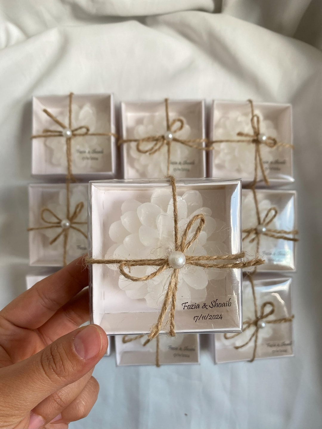 Personalized Wedding Candle Favors: Soy Wax Bubble Candles - Etsy