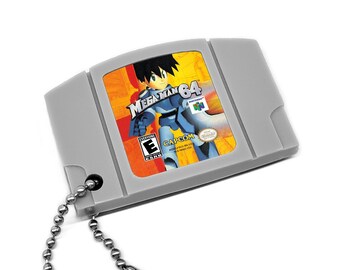 Mega Man 64 - N64 Cartridge Keychain