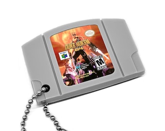 Duke Nukem 64 - N64 Cartridge Keychain