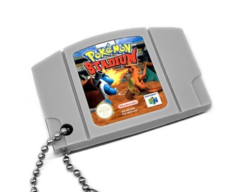 Pokemon Stadium - N64 Cartridge Keychain