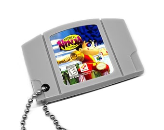 Mystical Ninja Starring Goemon - N64 Cartridge Keychain