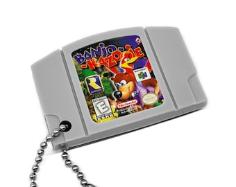 Banjo Kazooie - N64 Cartridge Keychain