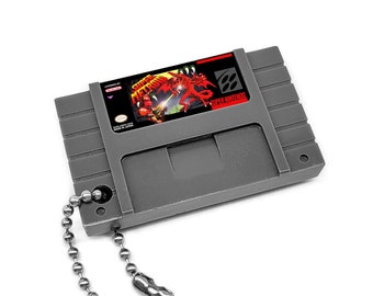 Super Metroid - SNES Cartridge Keychain