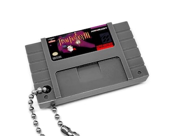 Final Fantasy III - SNES Cartridge Keychain