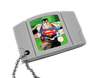 Superman 64 - N64 Cartridge Keychain