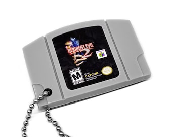 Resident Evil 2 - N64 Cartridge Keychain