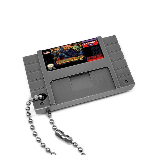 Super Ghouls 'n Ghosts - Porte-clés cartouche SNES