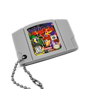 Banjo Kazooie - N64 Cartridge Keychain