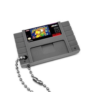 The Simpsons Bart&#39;s nachtmerrie-SNES cartridge sleutelhanger