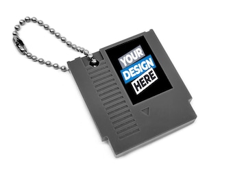 Custom NES Cartridge Keychain