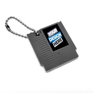 Custom NES Cartridge Keychain