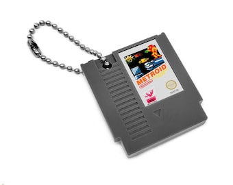 Metroid - Llavero de cartucho NES