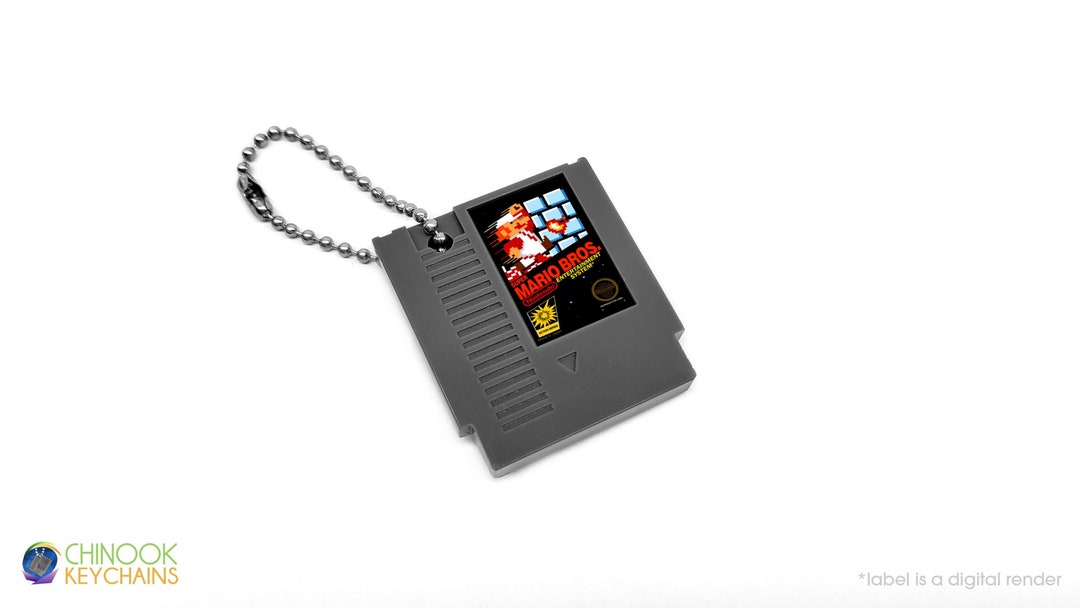 Super Mario Bros NES Cartridge Keychain - Etsy