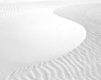 White Sands National Park: Digital download, printable wall art, landscape, high-key, photography