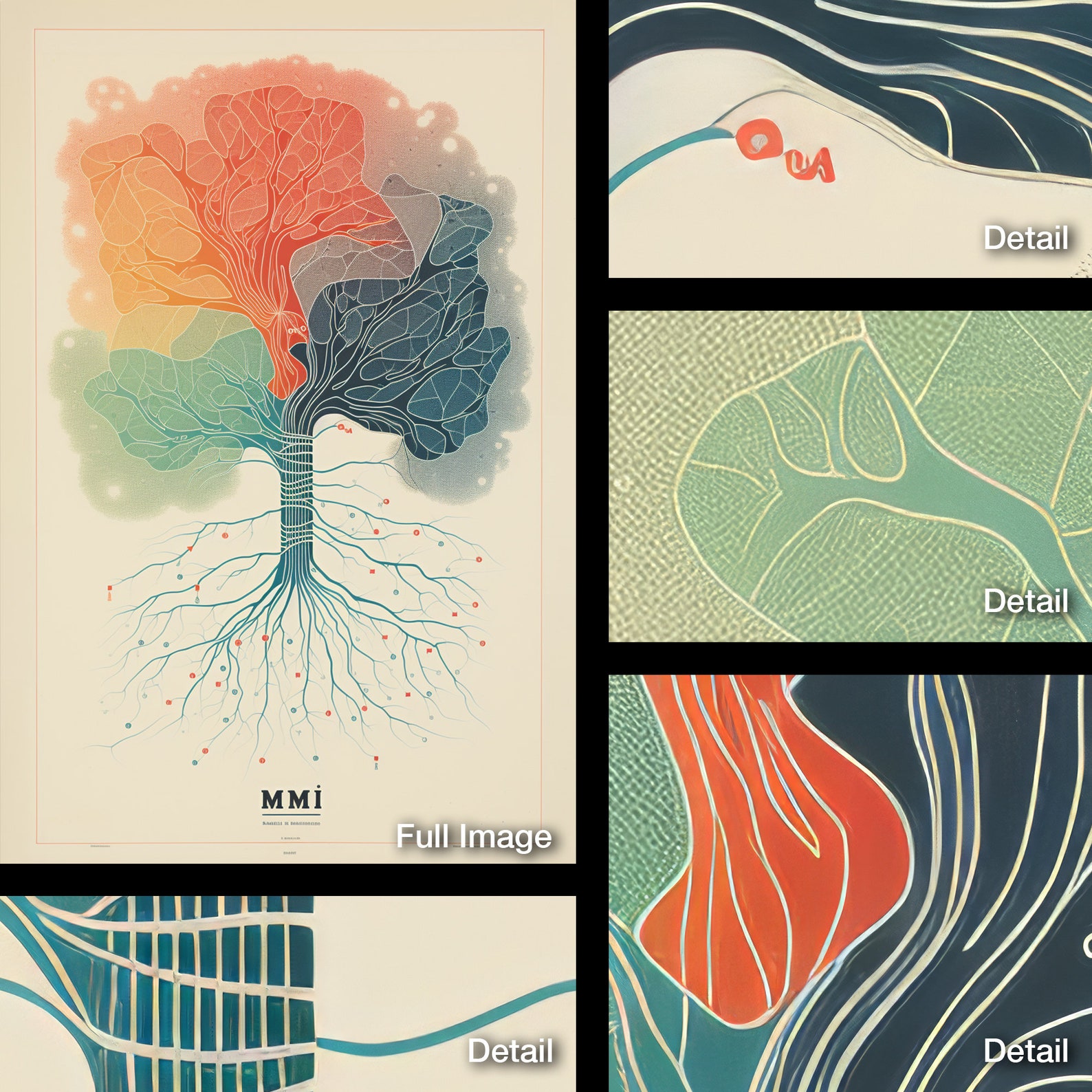 Visualisation Print Out Limited Edition Data Visualization Art Print, for Gallery, Home, or ...