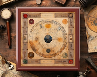 Science Fiction Adventure Box with Exploration Map Immersive Storytelling Gift for Multiverse Time Traveler