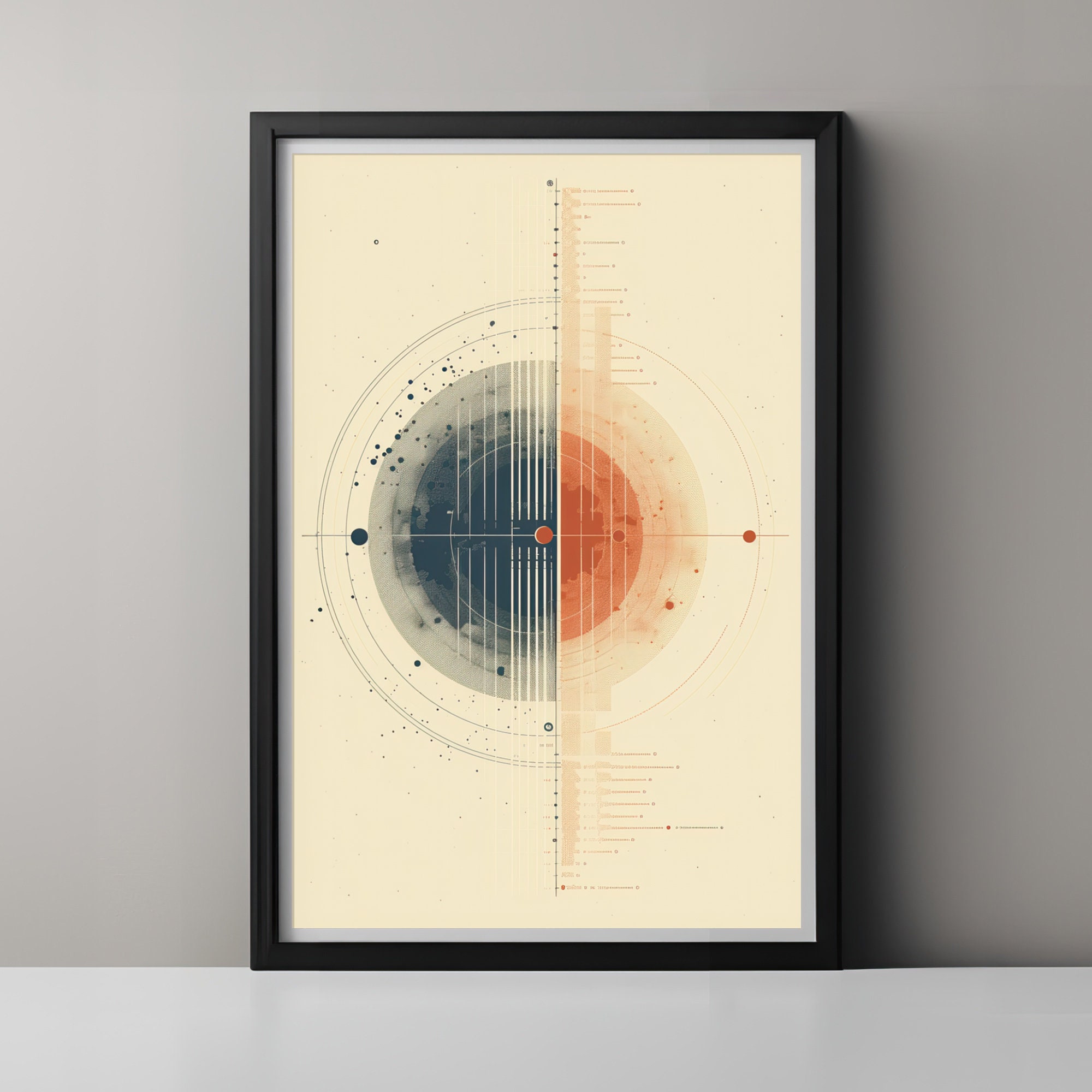 Data Visualization Art Print, Limited Edition, Architectural Aesthetic, for Gallery, Home, or Office Wall Decor