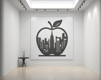 New York City SVG: Big Apple Skyline Vector Cut File