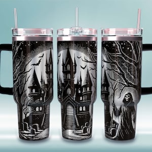 Horror Tumbler Wrap. 40 oz Engraving Horror Digital Design Download. Horror Movie Characters. 40 oz Tumbler Design. Instant SVG Download