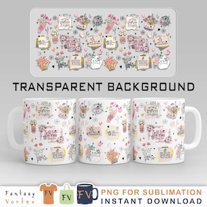 Motivational Mug Wrap | Daily Reminder Mug PNG | Mindfulness Mug PNG | Positive Affirmations Mug | 11 & 15oz Mug Sublimation Design