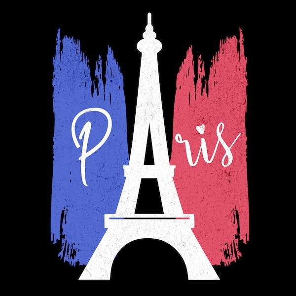 Paris! Png Sublimation Design, Eiffel Tower Art Png. Digital Download