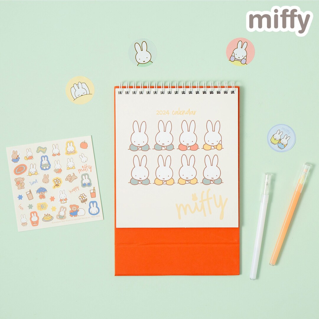 Miffy 2024 Desk Calendar - Etsy