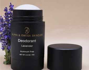 Lavender Deodorant: Baking Soda Free, Vegan, All Natural