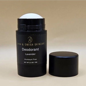 Lavender Deodorant Baking Soda Free Odor Control Maximum Extra Strength Deodorant for Vegan Non-Toxic All Natural Handmade