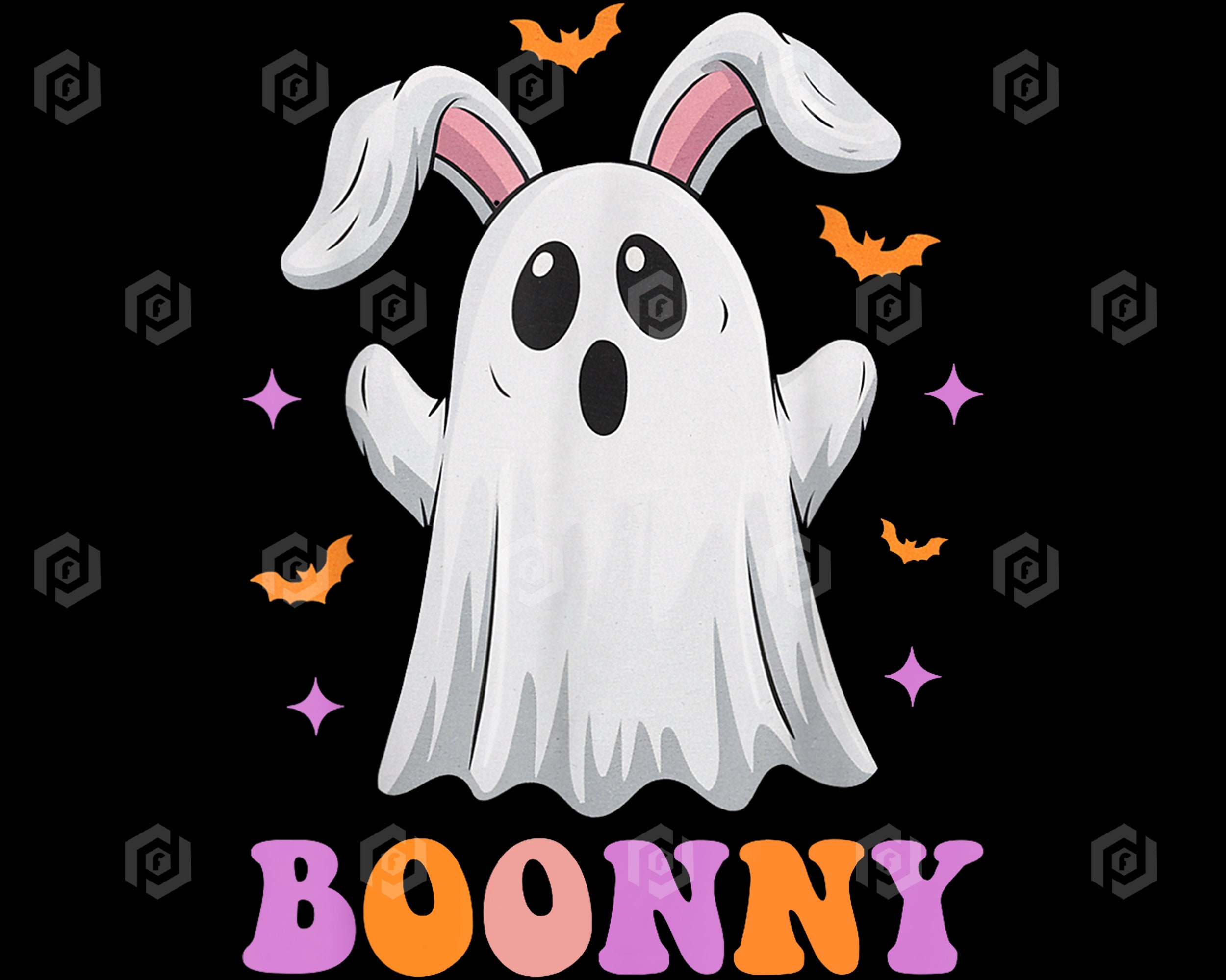 Ghostly Rabbit Boonny Spooky Bunny Ghost Rabbit Halloween Costume Png, Rabbit Ghost ...