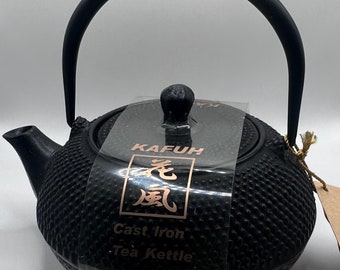 Japanese cast iron Teaset , Cast Iron TeaPot with 2 Tea Cups, Loose Leaf Tea Infuser and Teapot ,brewing and serving tea,"tetsubin" Elegant
