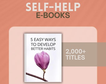 SELF-HELP Self Improvement eBooks Bundle | Make Money Online | Start Your Digital Business | PLR & Master Resell Rights