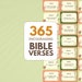 365 Printable Bible Verses for Daily Inspiration, Bible Verse Cards ...