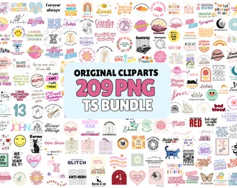 Ensemble PNG d'images clipart de haute qualité inspiré de Taylor | Pack d'autocollants T Swift au design original