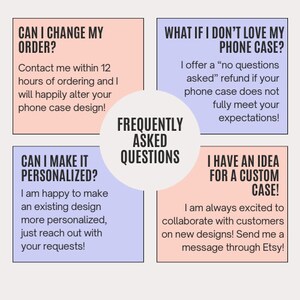 a poster with four questions to ask a customer