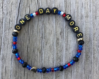 Les Miserable Bracelet, One Day More, Broadway, Theater Fan Gift, Stackable Jewelry