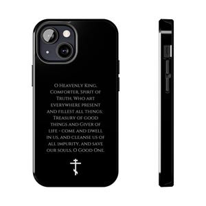 Orthodox Christian Prayer iPhone Case: &#39;O Heavenly King&#39; Faith Gift